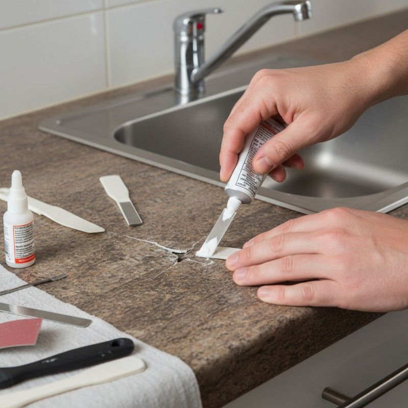 Cracked Sink Repair